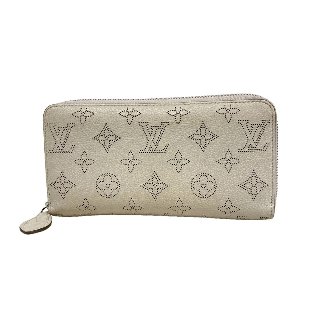 Louis Vuitton Mahina Zippy Wallet M80314 Brume Rose Mademoiselle Women's Long